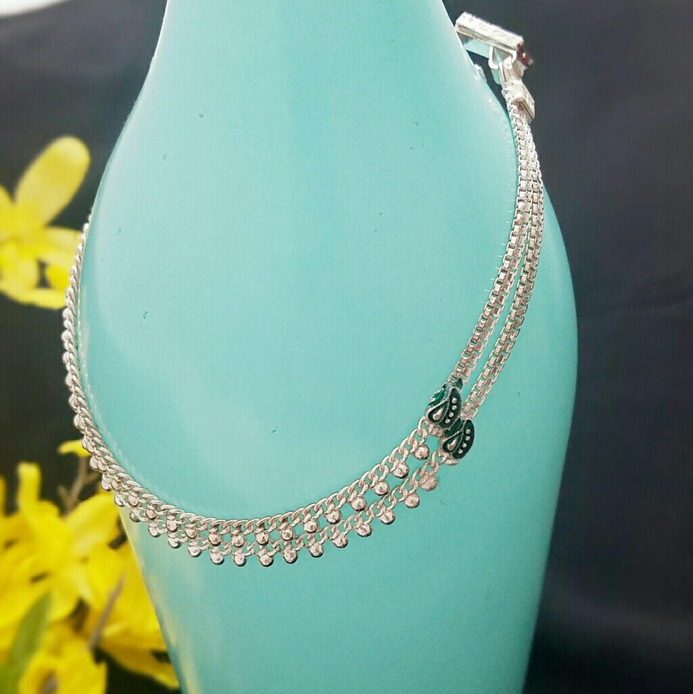 Real Silver anklet
